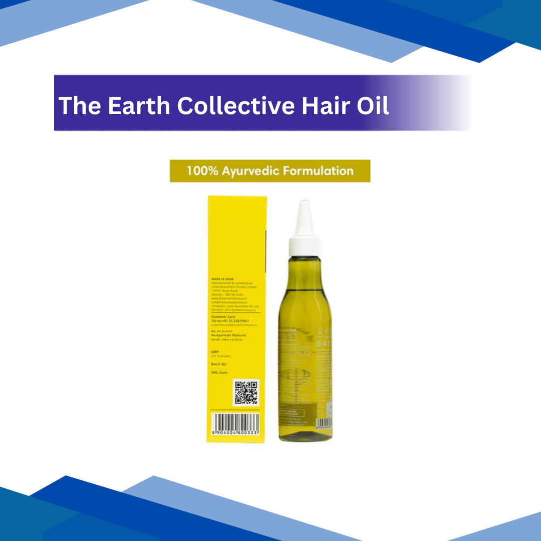 The Earth Collective Hair Oil Ayurvedic Formulation