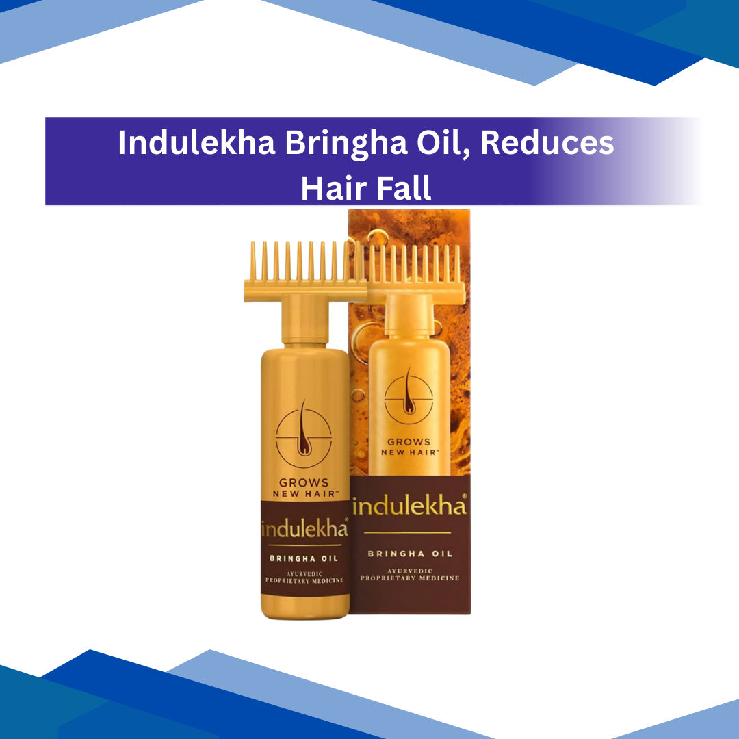Indulekha Bringha Oil, Reduces Hair Fall