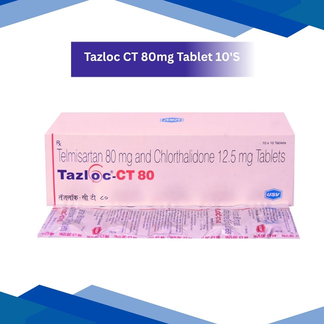 Tazloc CT 80 mg Tablet 10's