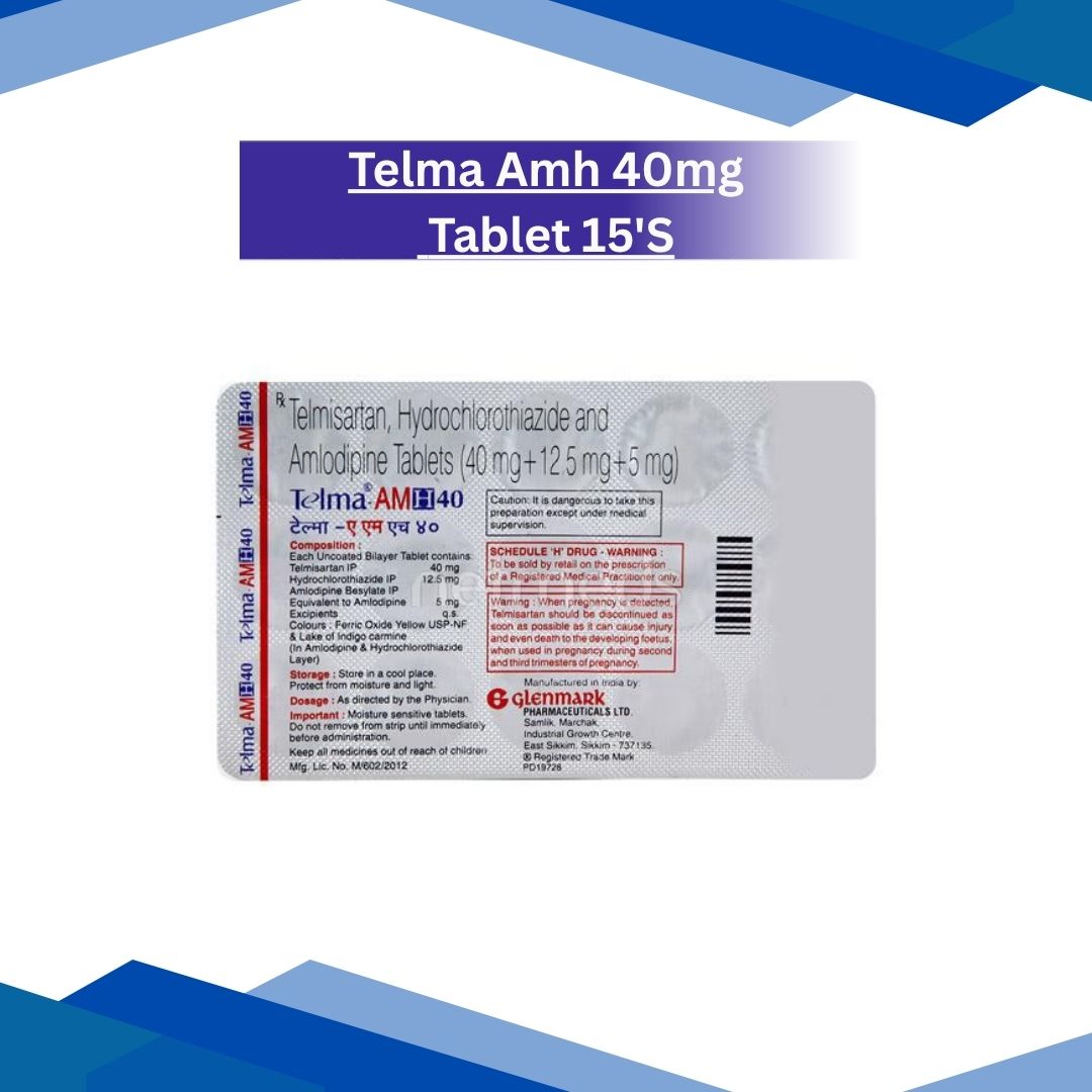 Telma Amh 40mg Tablet 15'S
