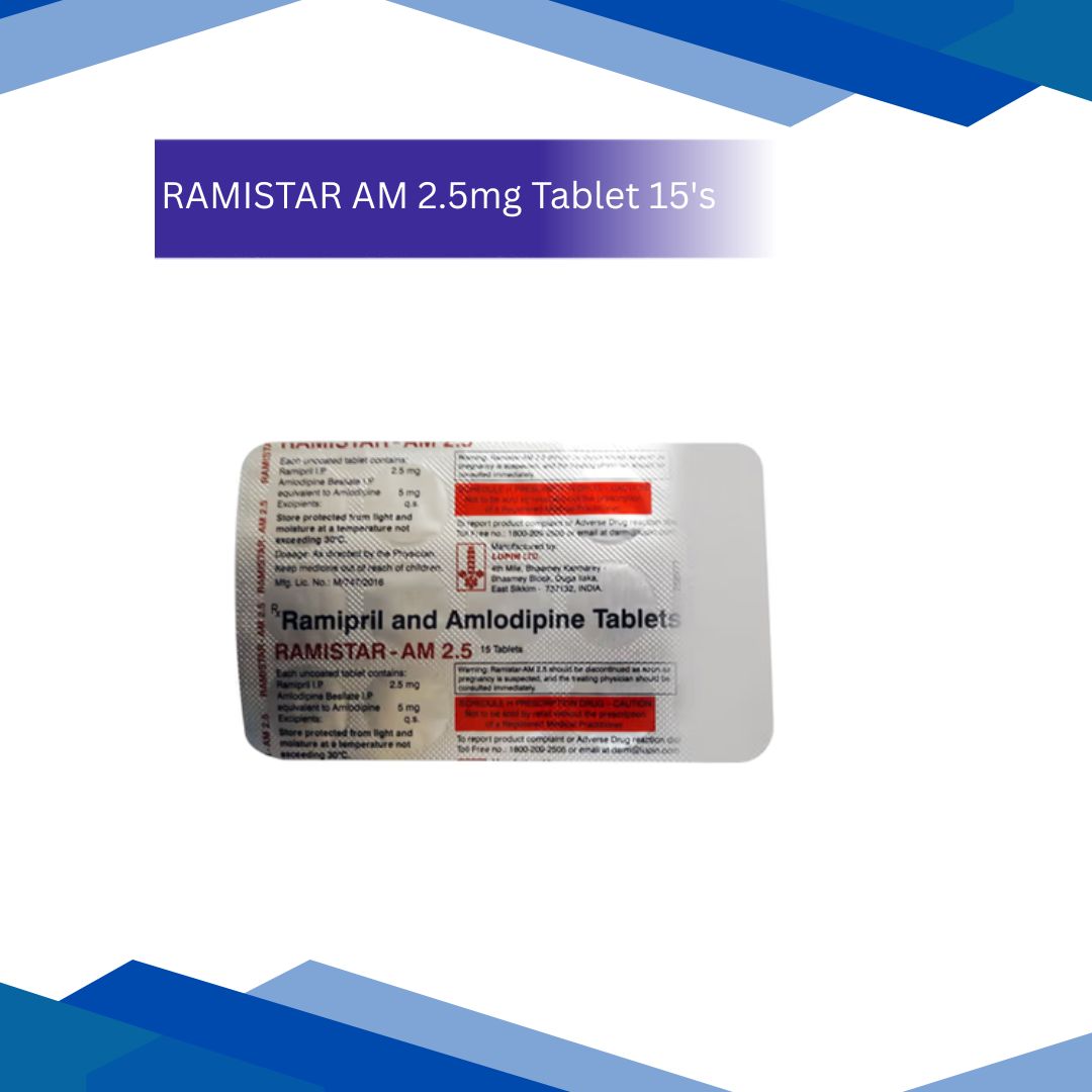 RAMISTAR AM 2.5 mg Tablet 15's