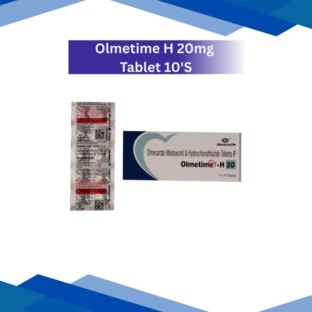 Olmetime H 20mg Tablet 10'S