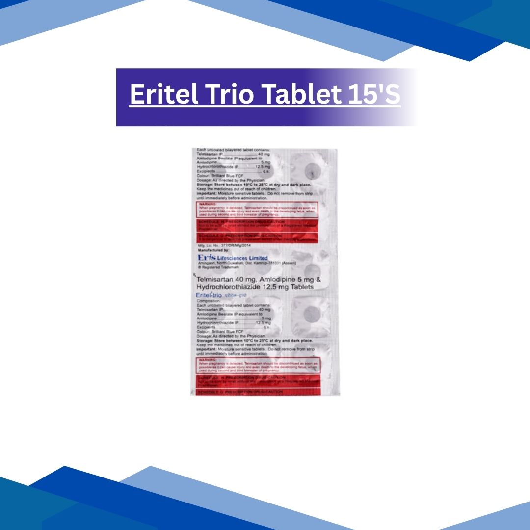 Eritel Trio Tablet 15'S