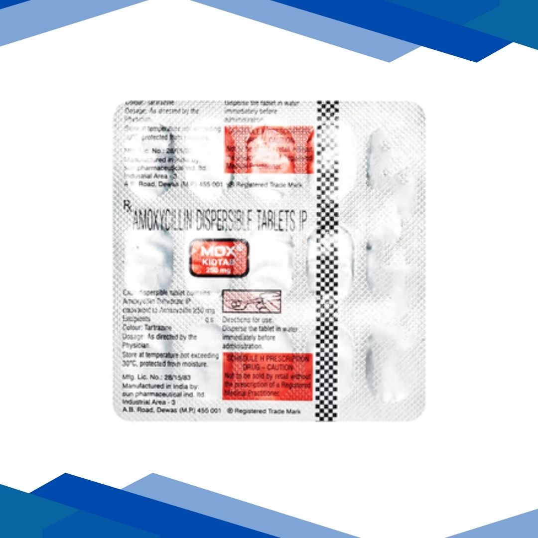 MOX Kidtab 250mg Tablet 15'S