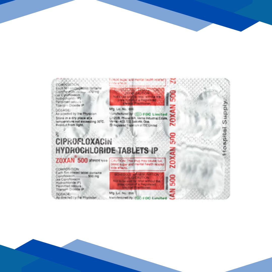 Zoxan 500mg Tablet 10'S