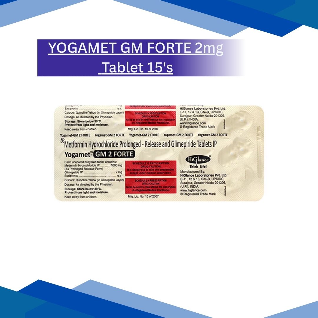 YOGAMET GM FORTE 2mg Tablet 15's