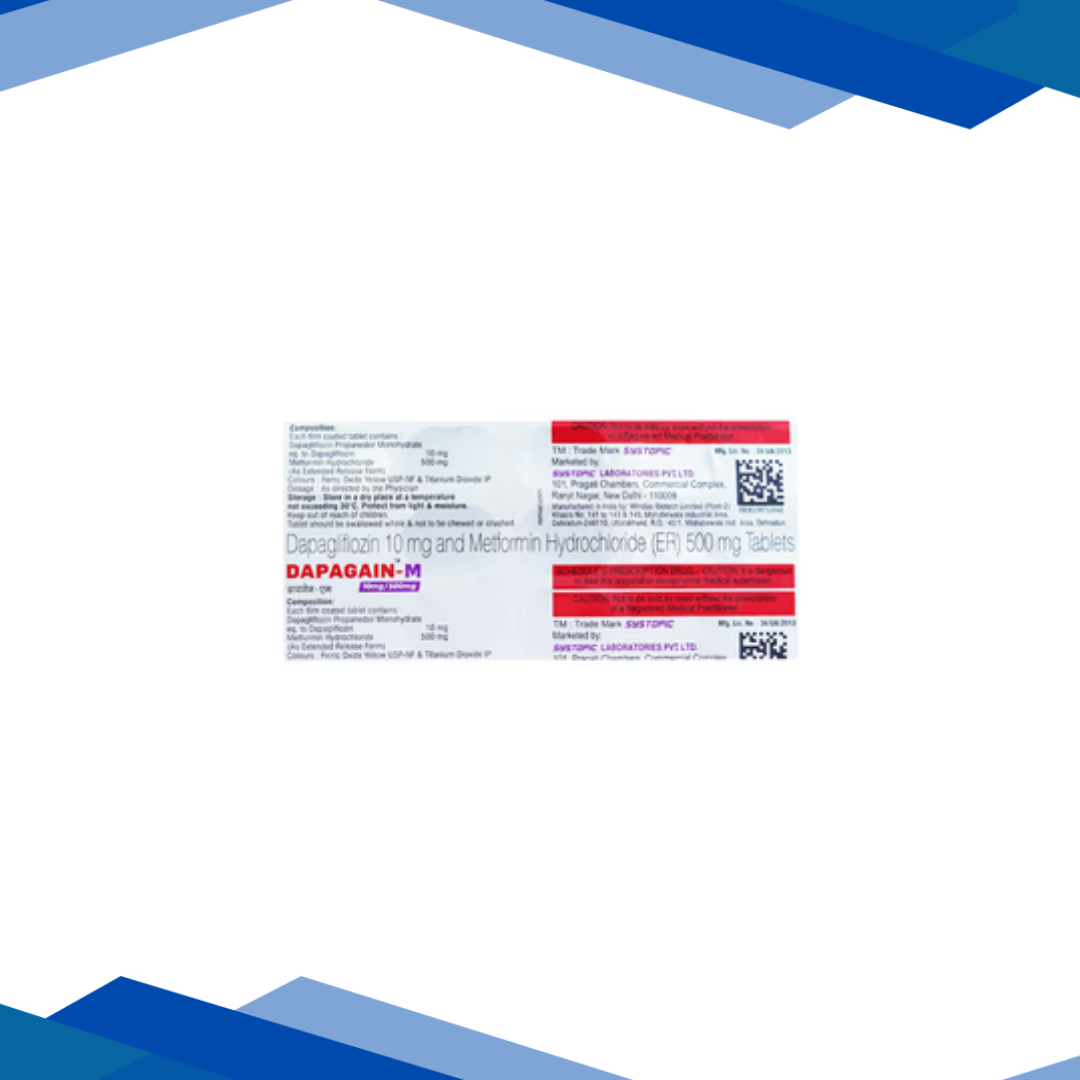 Dapagain-M 10mg/500mg