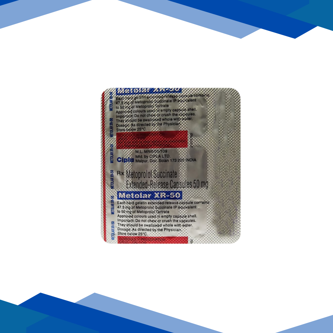 Metolar XR 50mg Capsule
