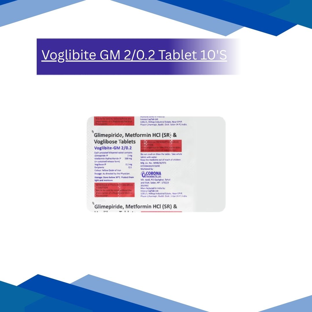 Glycomet GP Forte 0.5mg Tablet 10'S