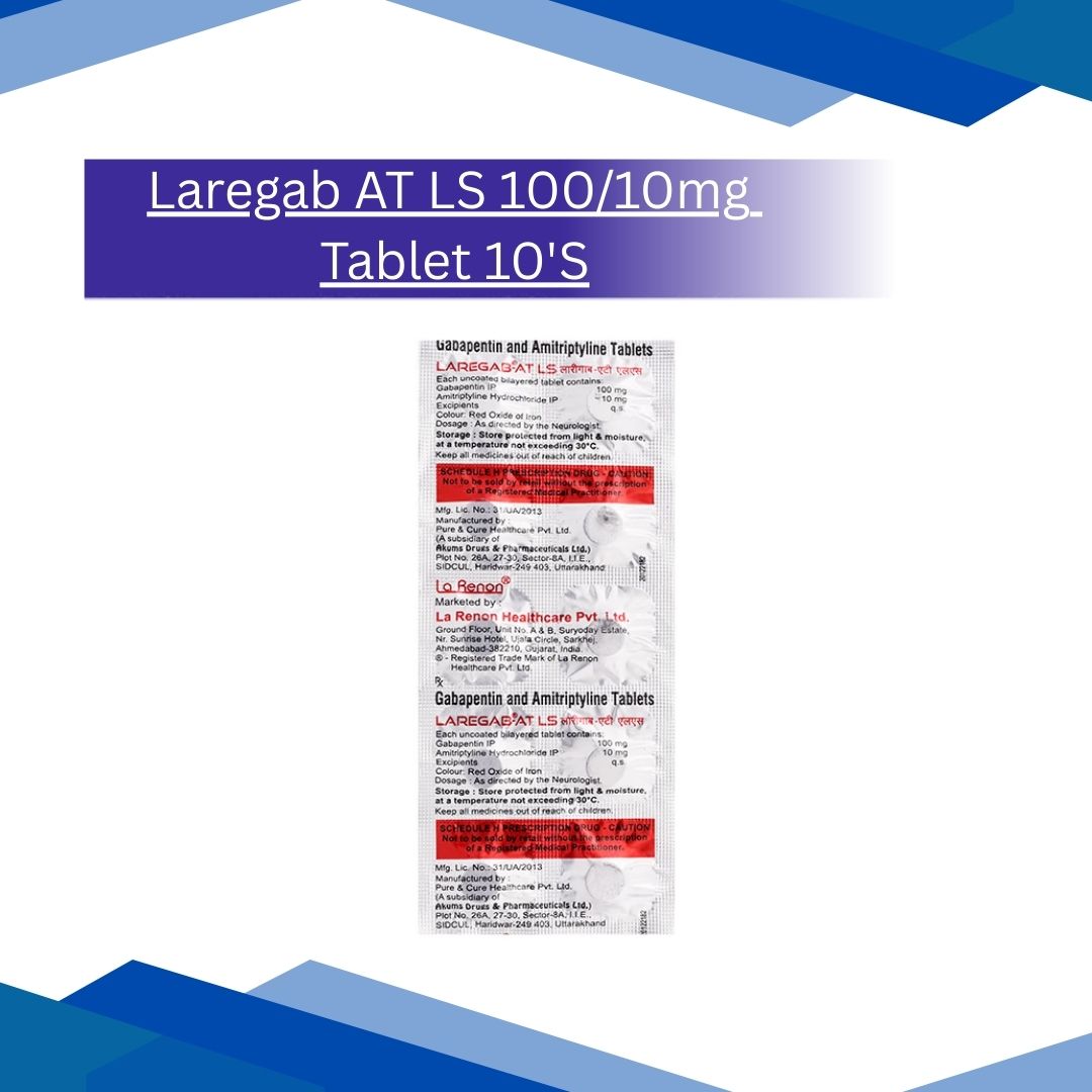 Laregab AT LS 100/10mg Tablet 10’S
