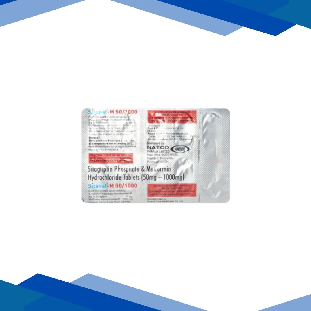 SITANAT M 50/1000 Tablet 10's