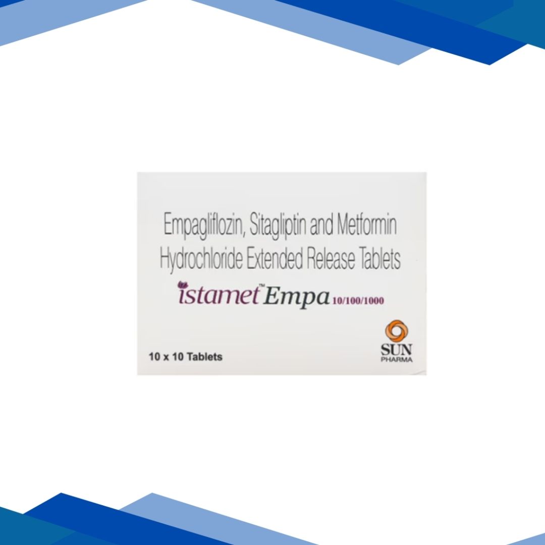 ISTAMET EMPA 10/100/1000 Tablet 10's