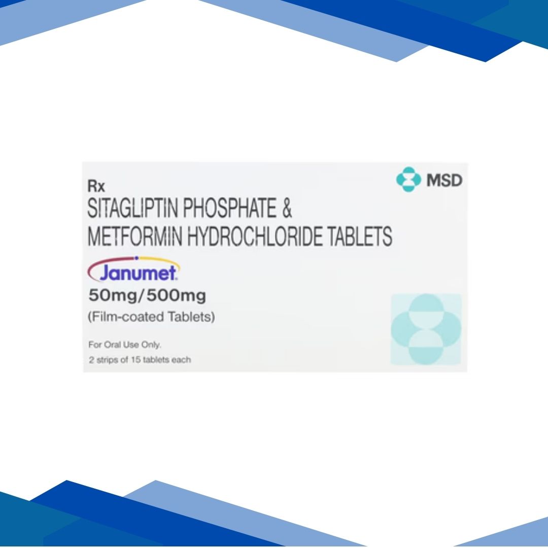 Janumet 50/500mg Tablet 15'S