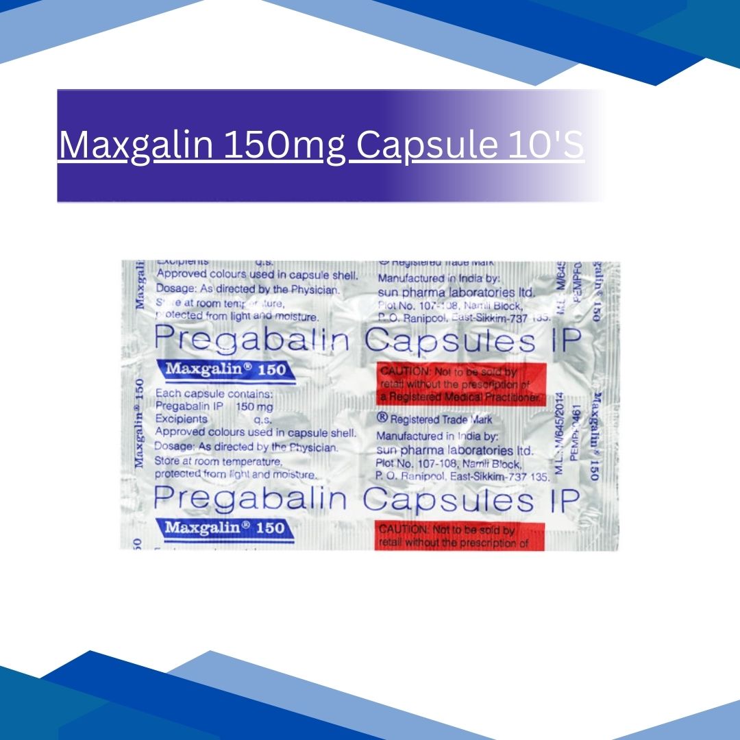 Maxgalin 150mg Capsule 10'S