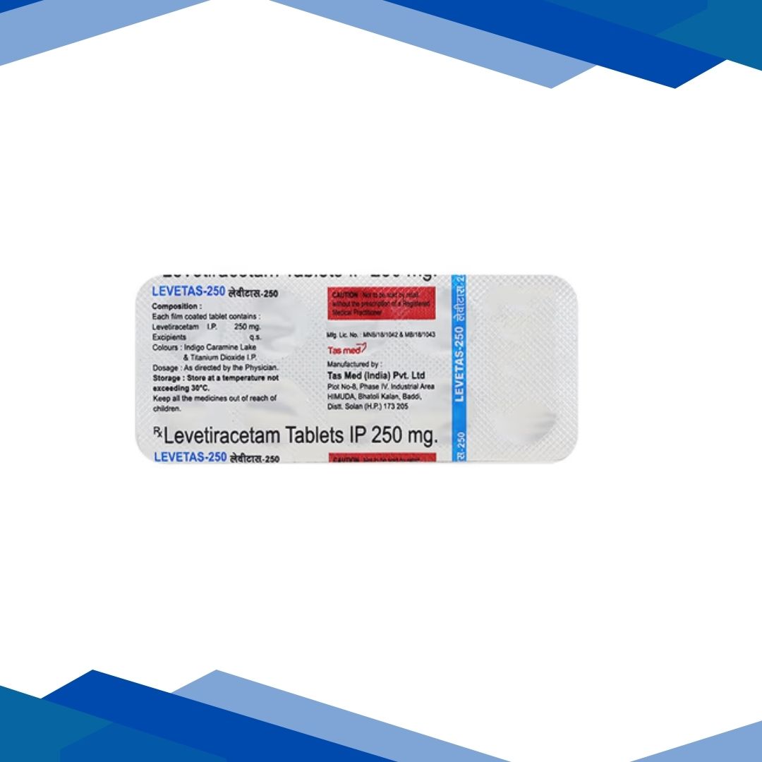Levetas 250mg Tablet 10'S