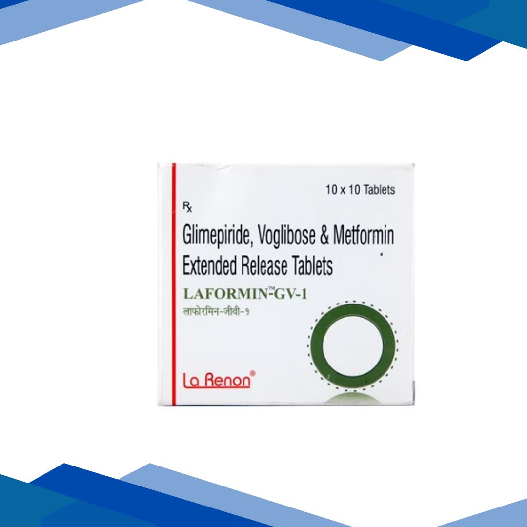 Laformin GV 1/500/0.2mg Tablet 10'S