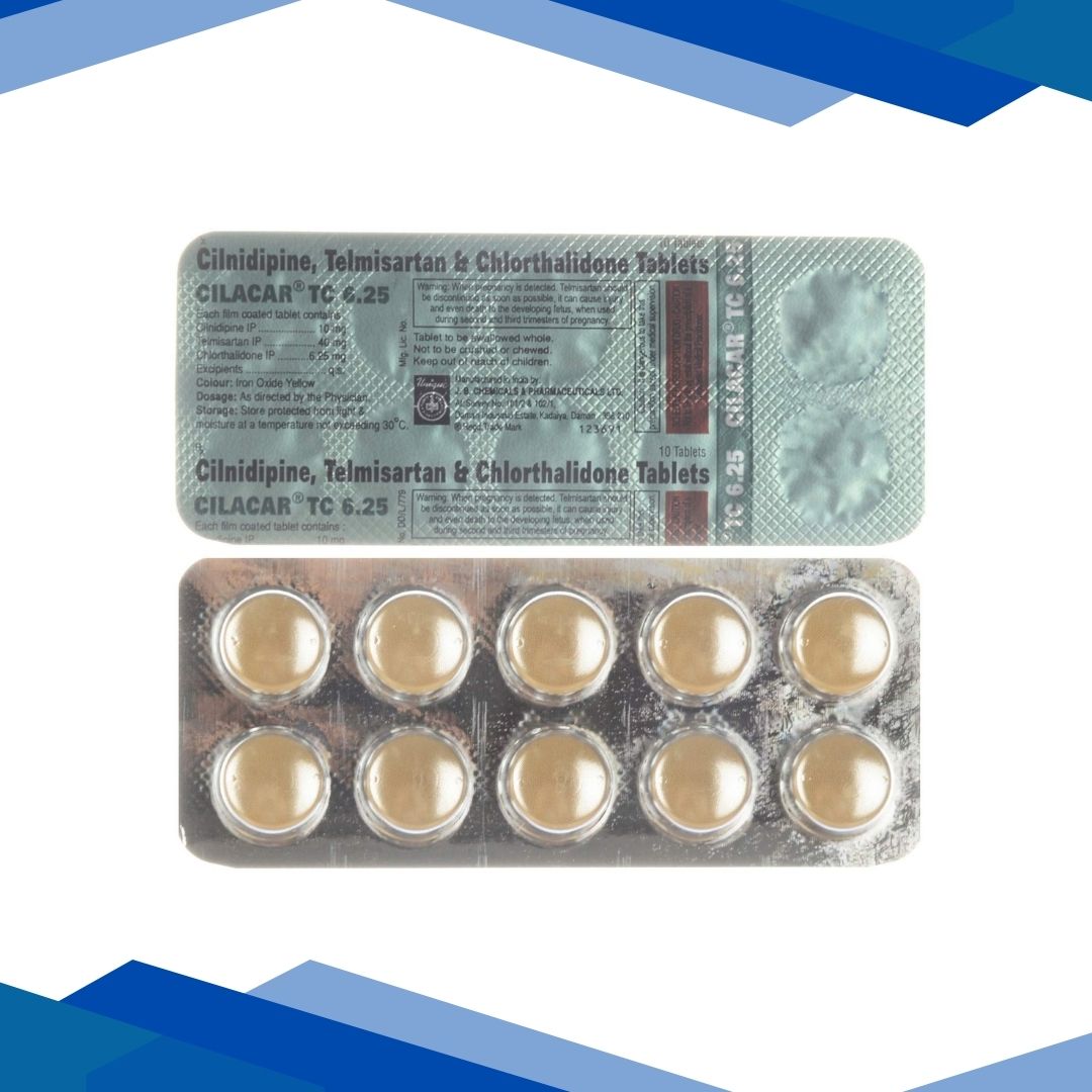 Cilacar TC 6.25mg Tablet 10'S