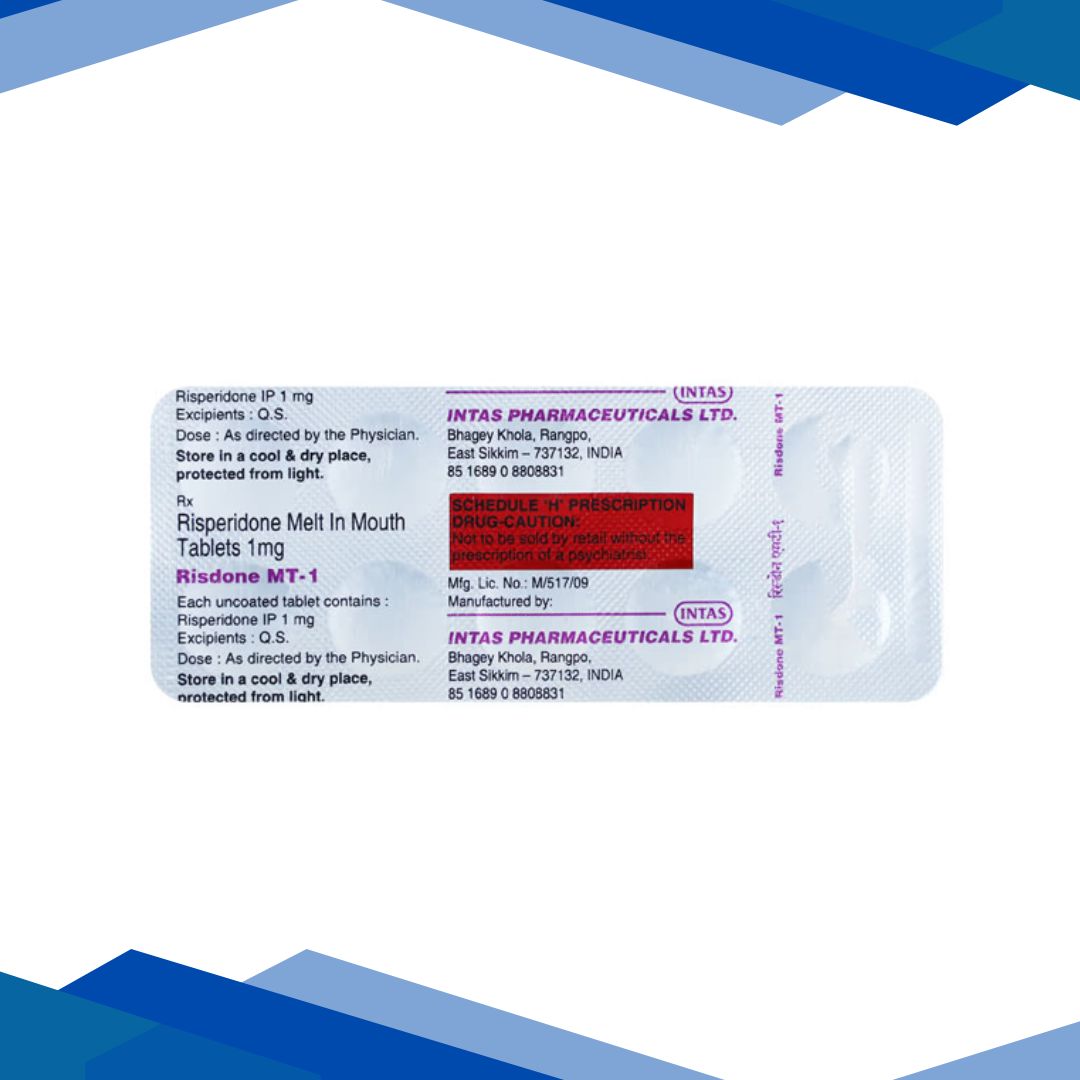 Risdone MT 1mg Tablet 10'S