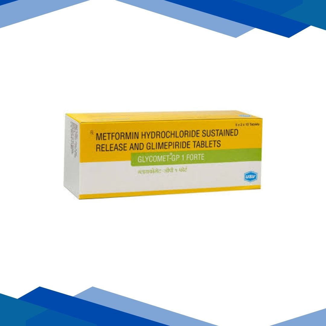 Glycomet Gp1 Forte Tablet 10'S
