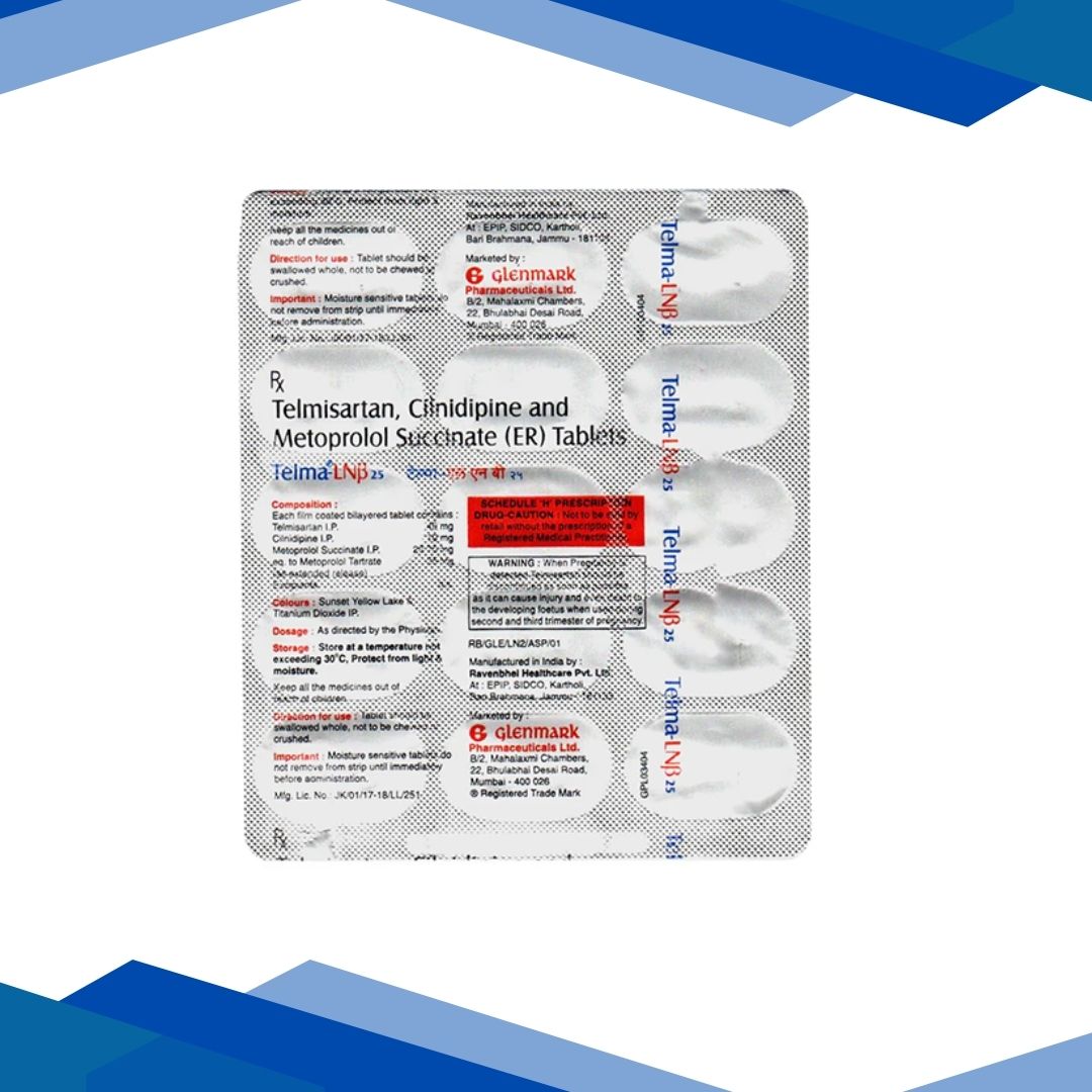 TELMA LNB 25 Tablet 15's