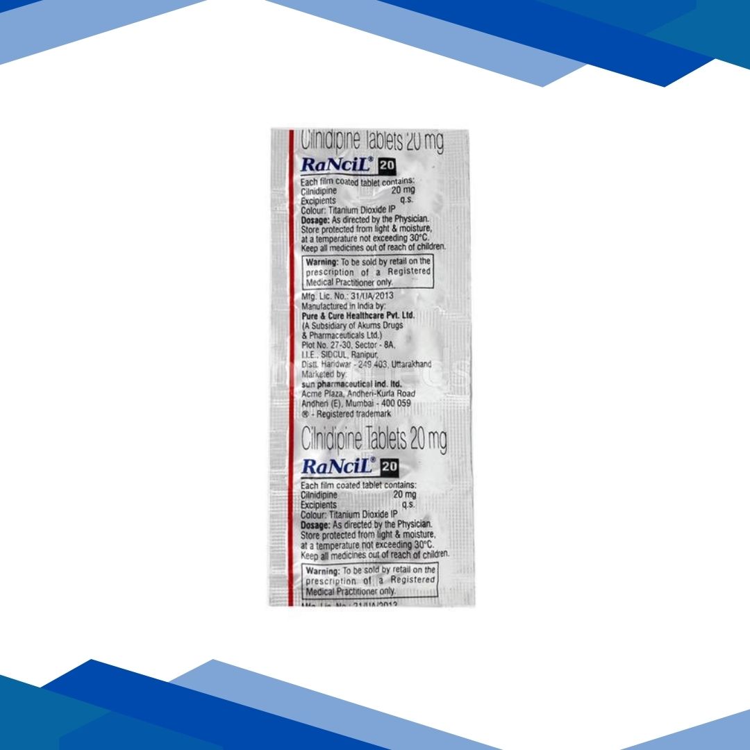 Rancil 20mg Tablet 10'S