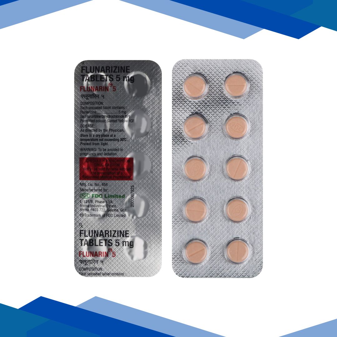 Flunarin 5mg Tablet 10'S