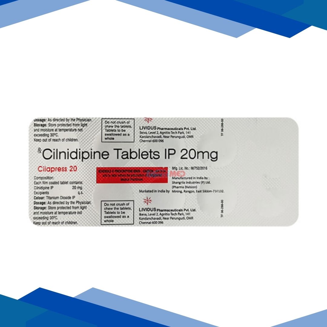CILAPRESS 20 Tablet 10's