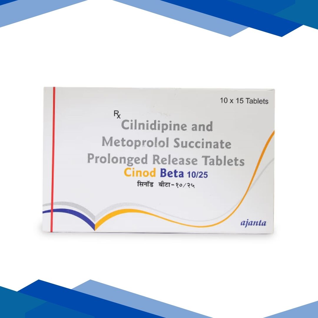 Cinod Beta 10/25mg Tablet 15'S