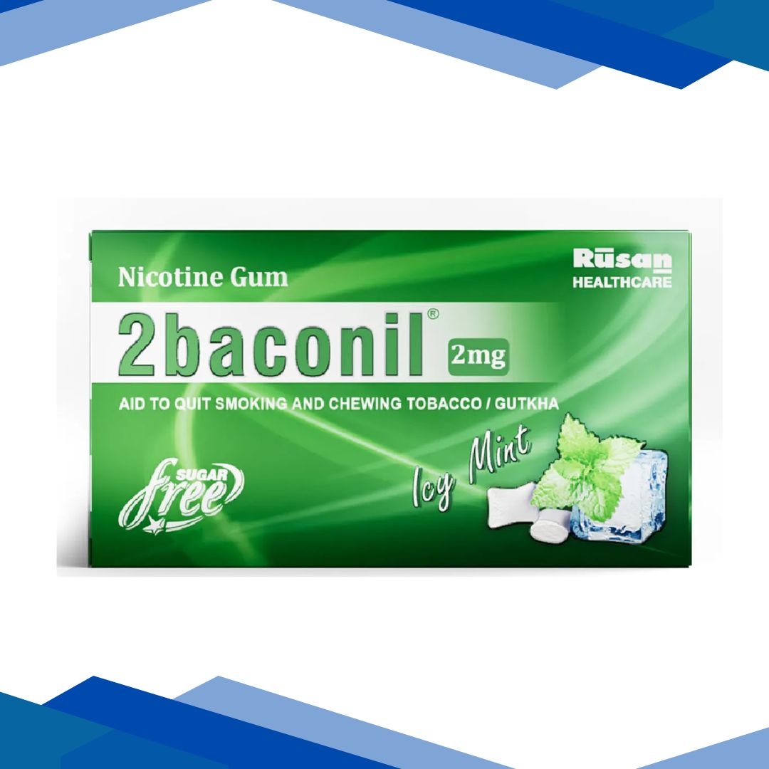 2baconil Icy Mint 2 mg Chew Gum 10's