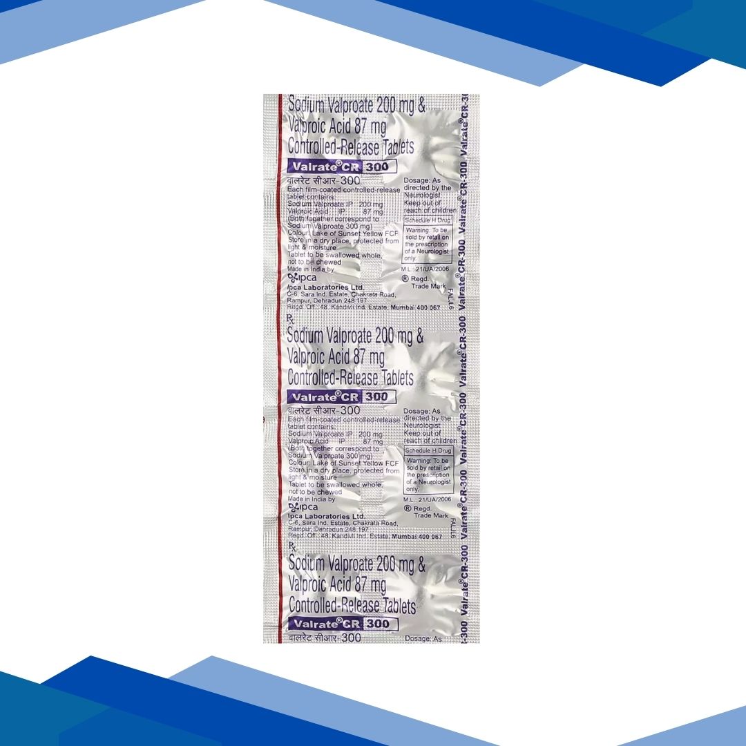 Valrate CR 300mg Tablet 10'S