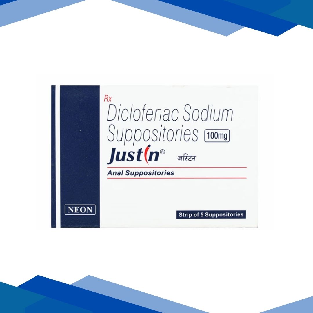 Justin 100mg Suppository 5'S