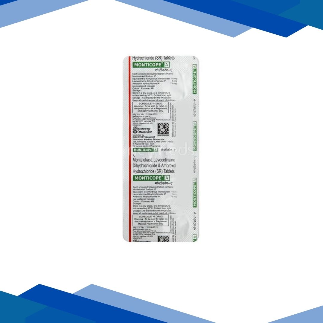 Monticope A Tablet 10’S