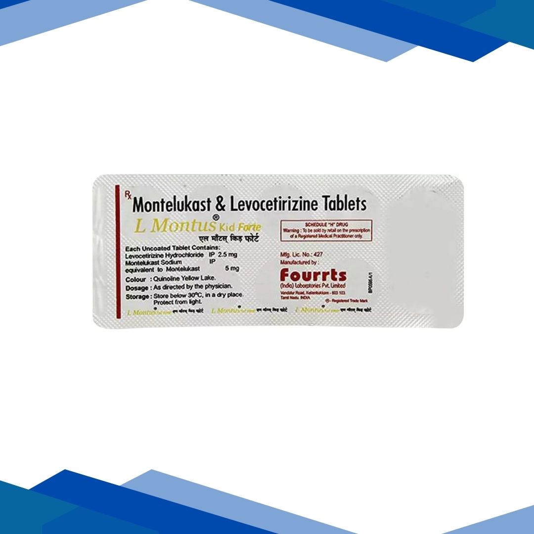 L Montus Kid Forte Tablet 10'S