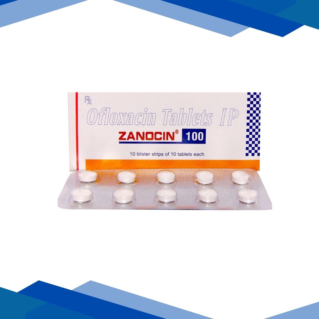 Zanocin 100mg Tablet 10'S