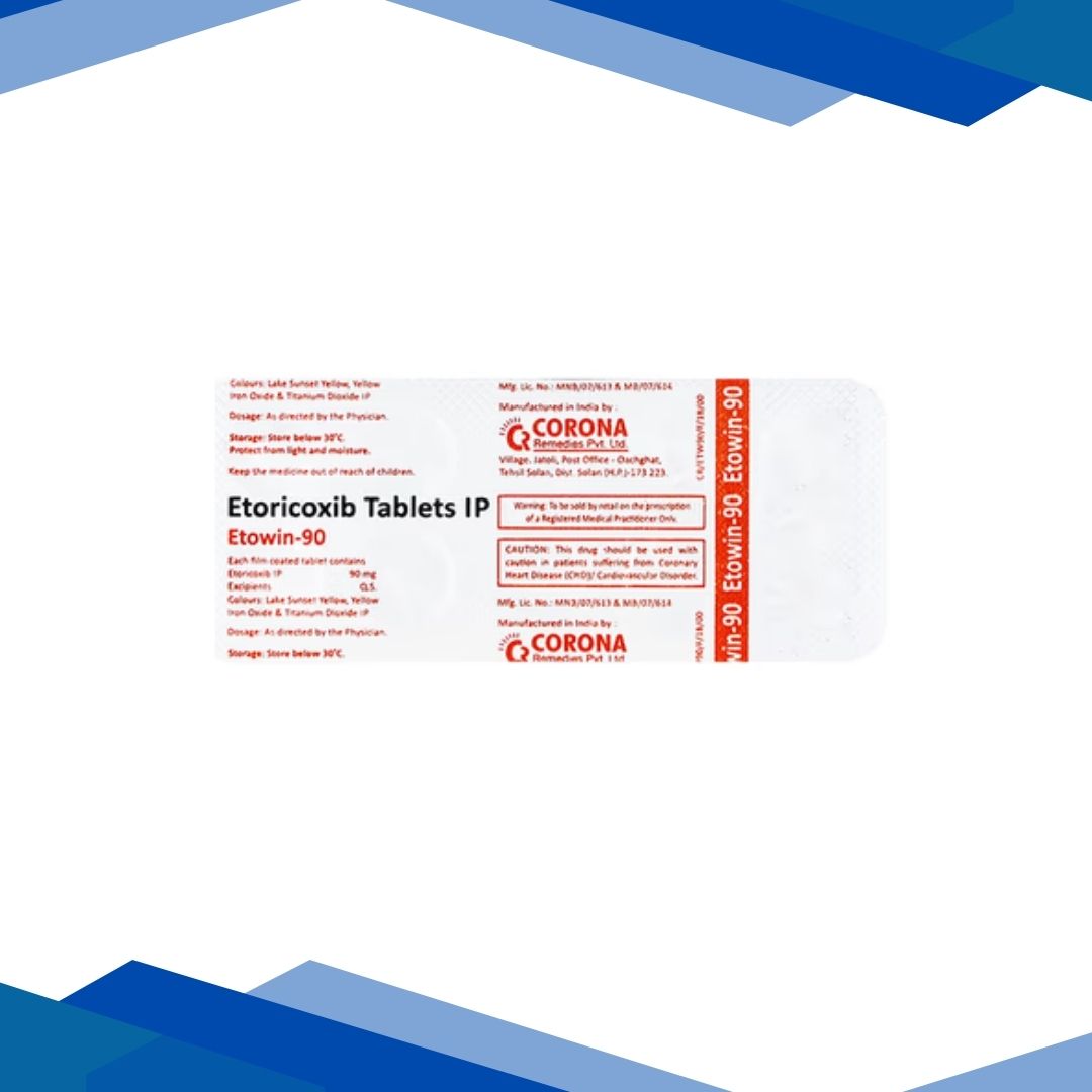 Etowin 90mg Tablet 10'S