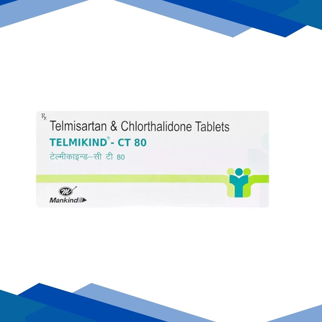 Telmikind CT 80/12.5mg Tablet 10'S