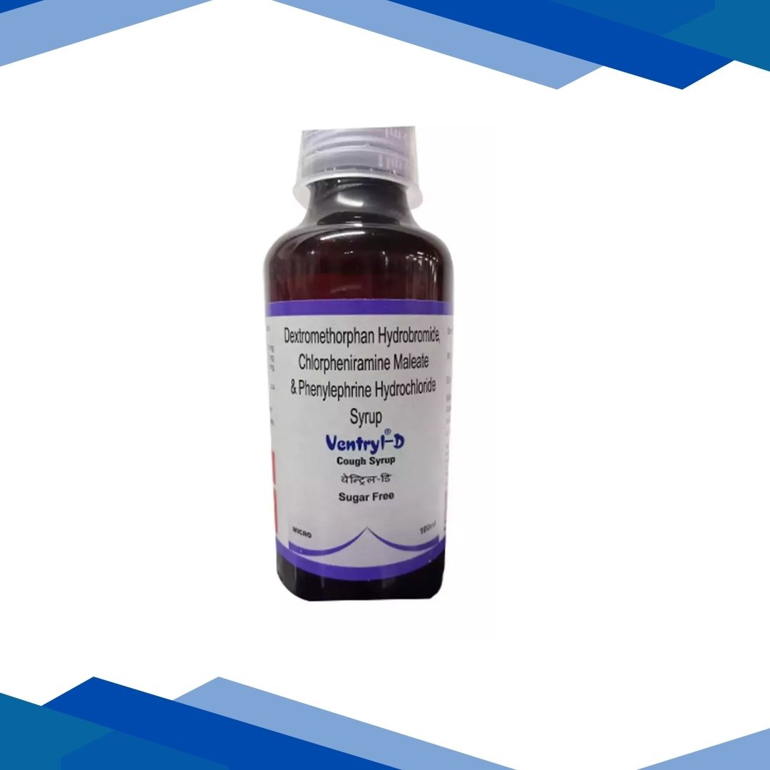 VENTRYL D SUGAR FREE Cough Syrup 100ml