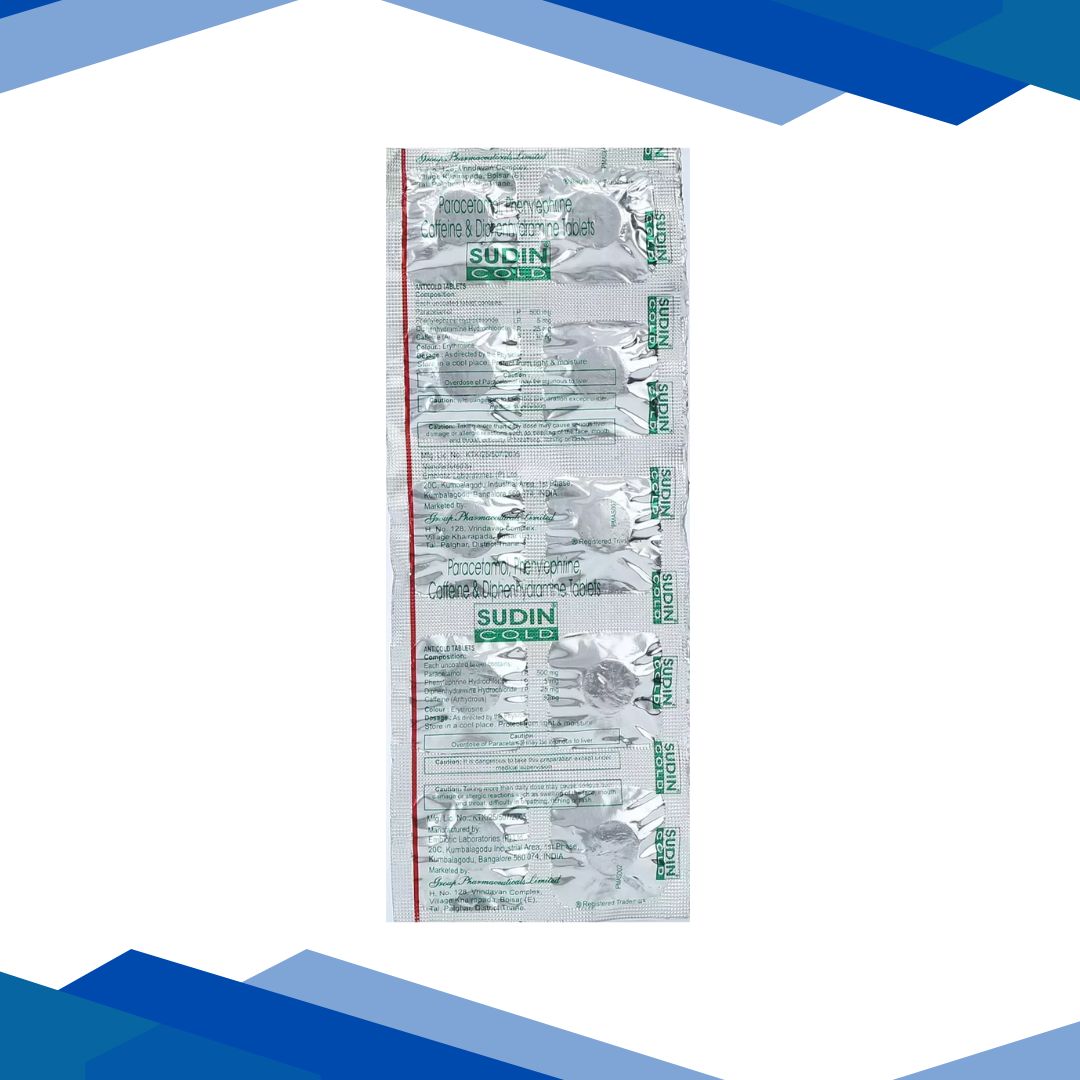 SUDIN COLD Tablet 10's