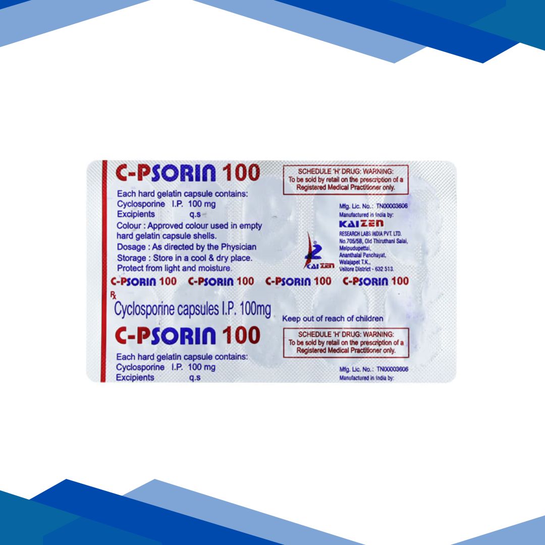 C PSORIN 100 Capsule 10's