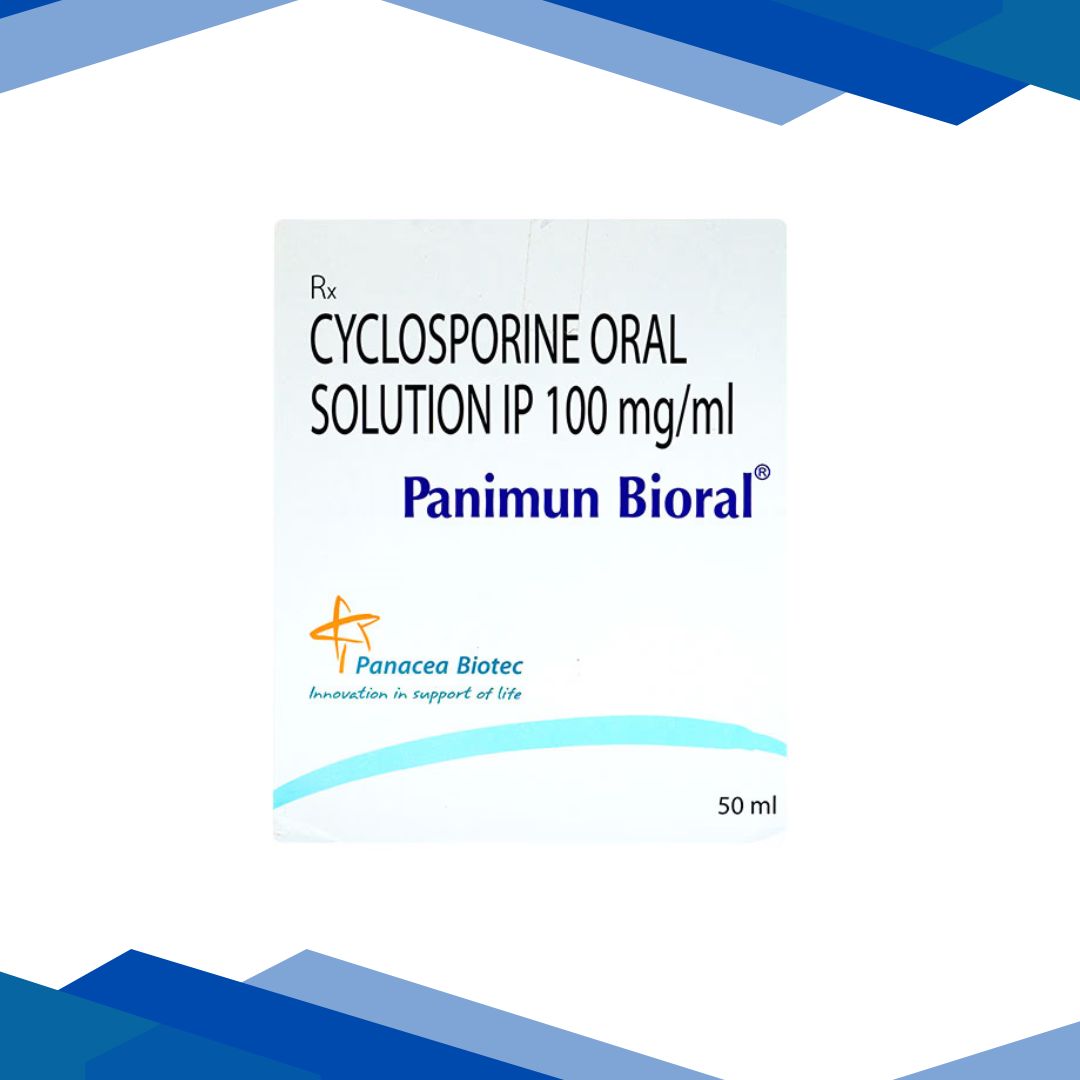 Panimun Bioral 50mg Capsule 6'S