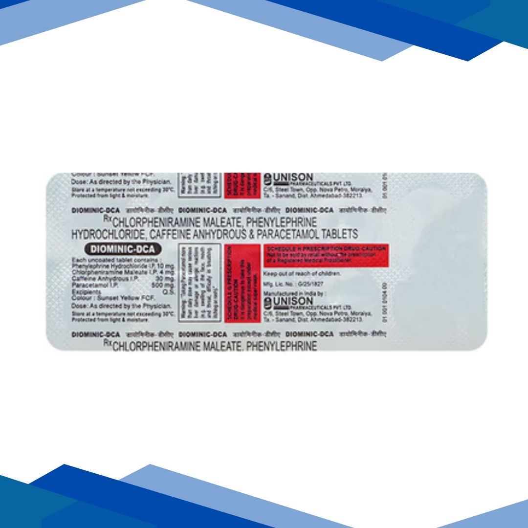 DIOMINIC DCA TABLET 10'S