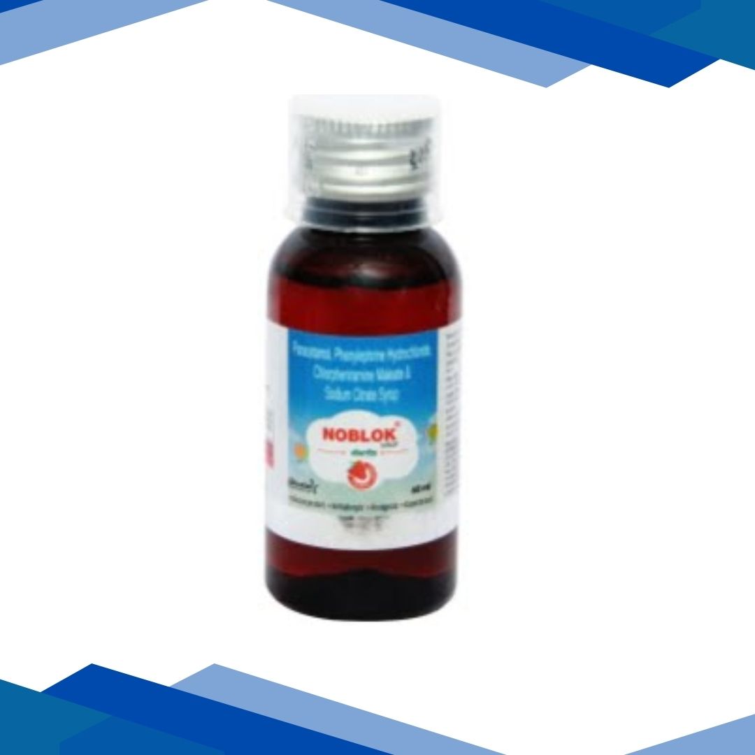 Noblok STRAWBERRY FLAVOURED Syrup 60ml