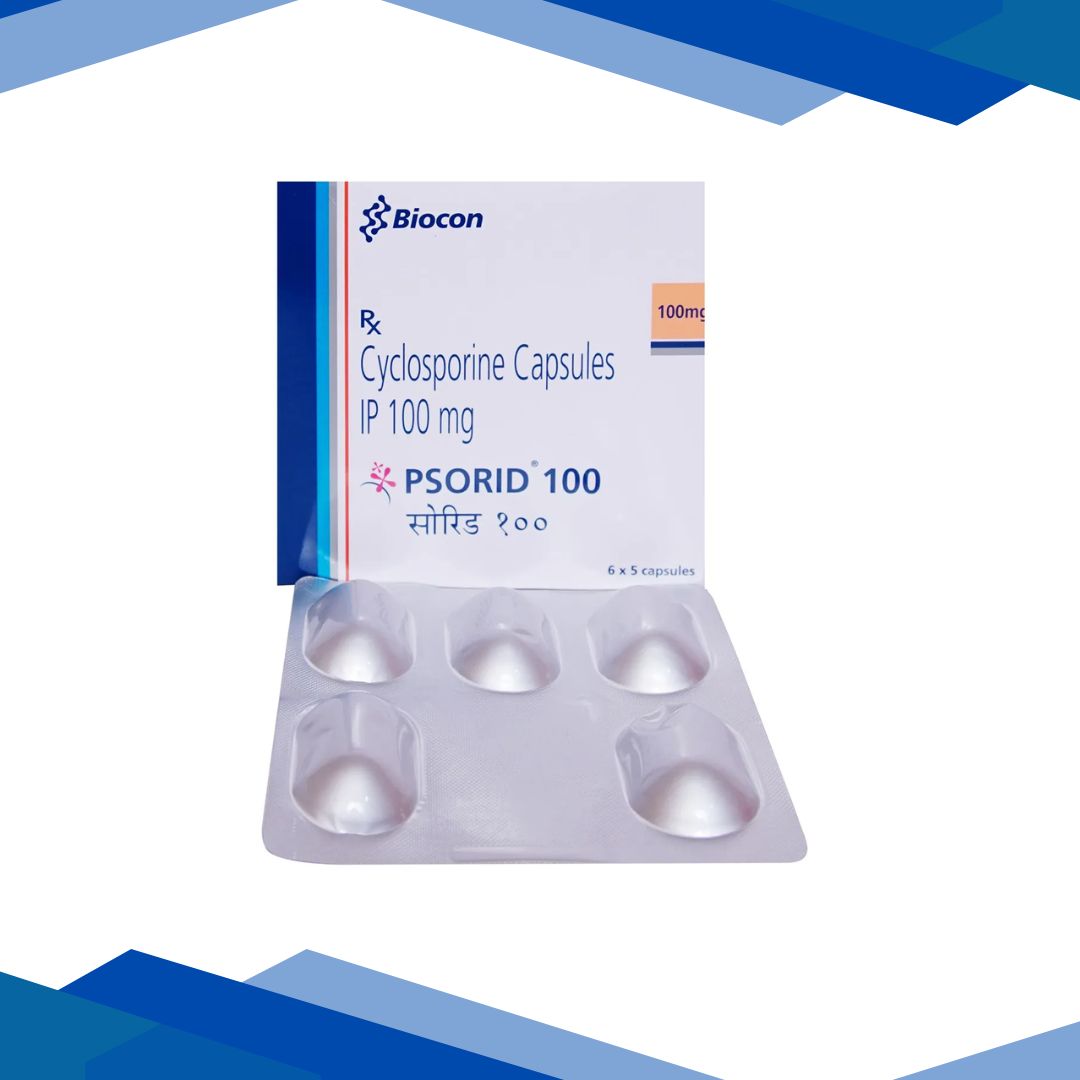 Psorid 100mg Capsule 5'S