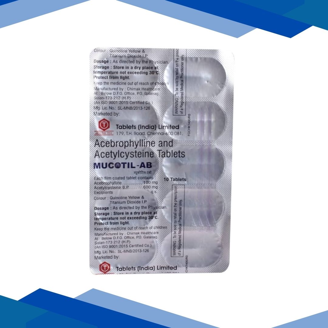 MUCOTIL AB Tablet 10's