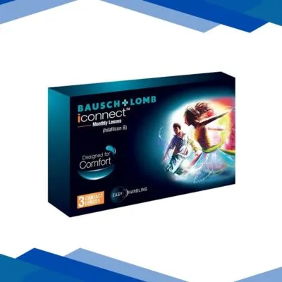 Bausch & Lomb iConnect Monthly Contact Lens – 3 Lens/Box (-1.75)