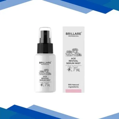 Brillare Professional Age Revival Natural Face Toner with Hyaluronic Acid, Rose and Sandalwood 50 ml