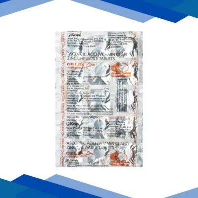 CELIN ZINC Orange Flavour Chewable Tablet 15’s