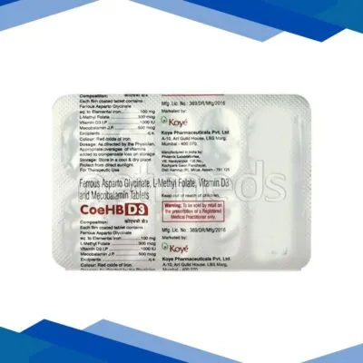 Coehb D3 Tablet 10’S