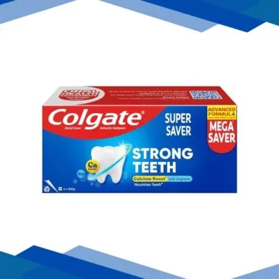 Colgate Strong Teeth Calcium Boost + With Arginine Toothpaste (Pack Of 4 x 200 g)