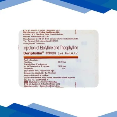 Deriphyllin Injection 2ml